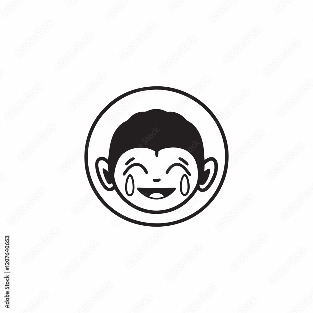 smiling crying and surprised character face expressions vector illustration smiling crying and surprised character face expressions vector illustration