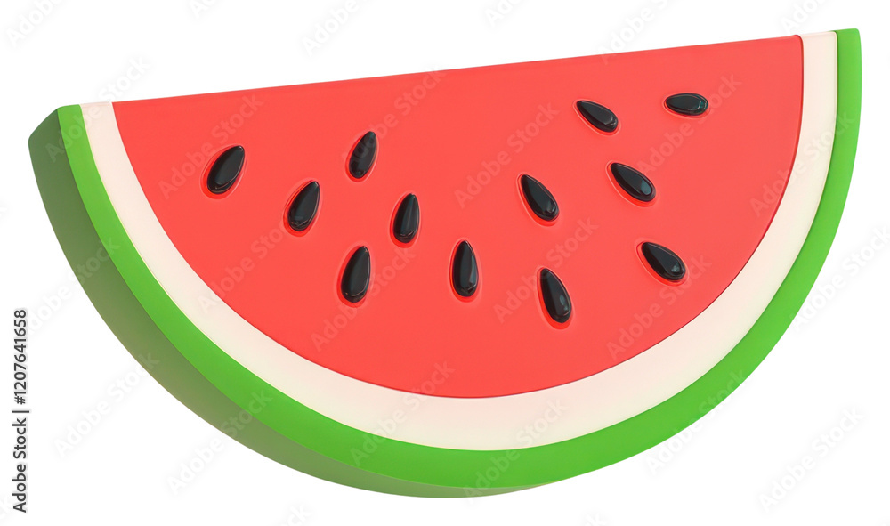 PNG 3d coquette watermelon illustration fruit slice. PNG 3d coquette watermelon illustration fruit slice.