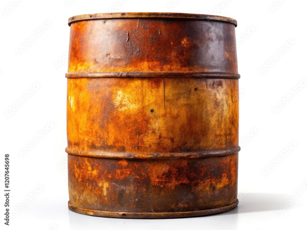 Isolated rusty metal barrel silhouette PNG. White background, vintage aesthetic. Ideal for grunge projects. Isolated rusty metal barrel silhouette PNG. White background, vintage aesthetic. Ideal for grunge projects.