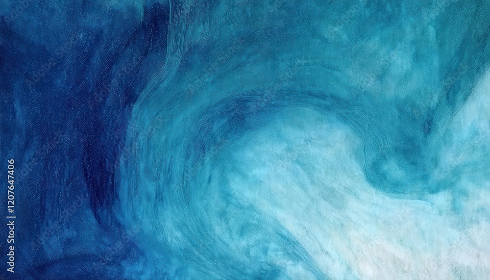 Obraz premium abstract textured blue gradient resembling ocean currents, with flowing wave-like patterns, ideal for background or design projects