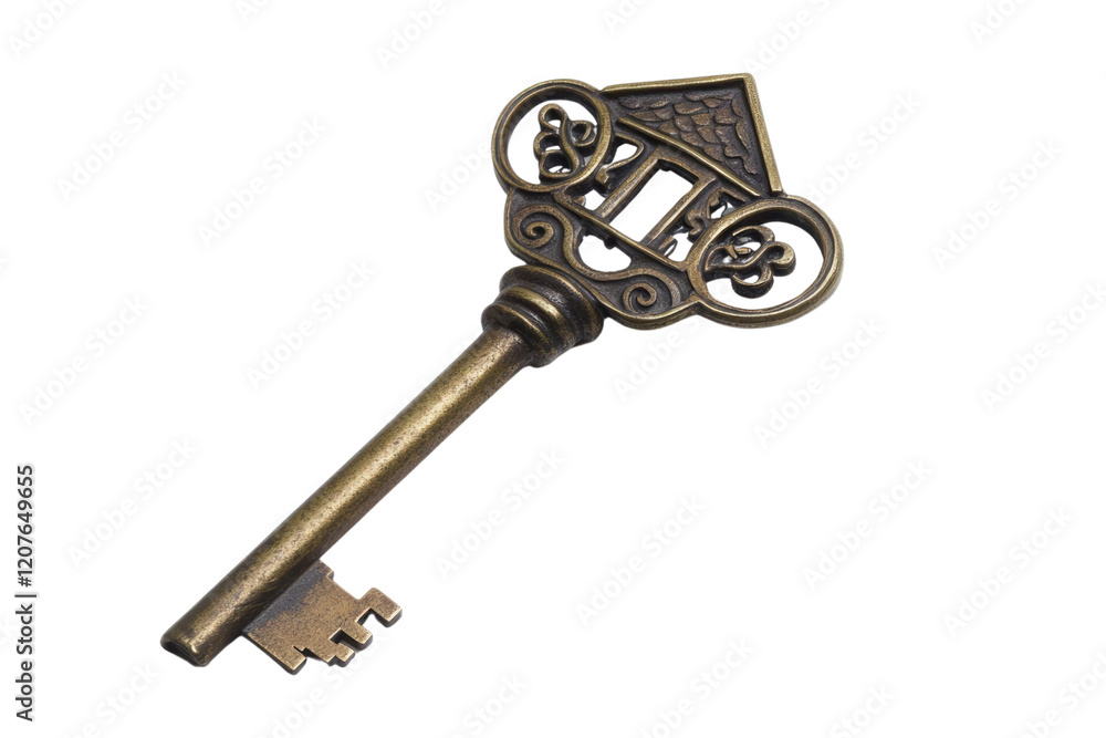 House key pair with metal house shaped keyring isolated on white background. PNG
House key pair with metal house shaped keyring isolated on white background. PNG