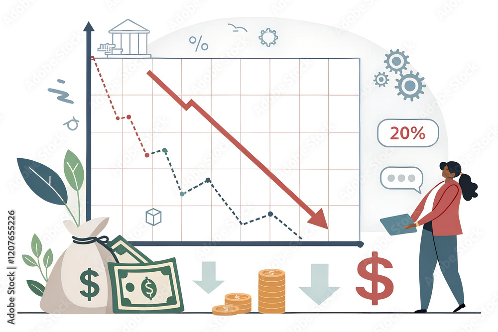business chart with graph business chart with graph