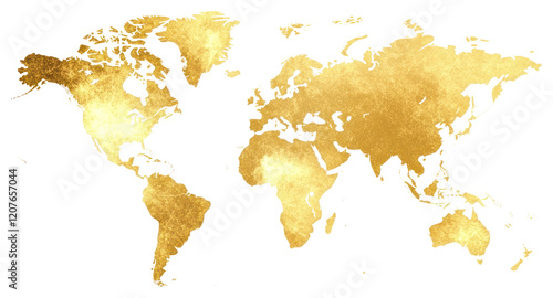 Fototapeta Naklejka Na Ścianę i Meble -  PNG World map world art illustration.