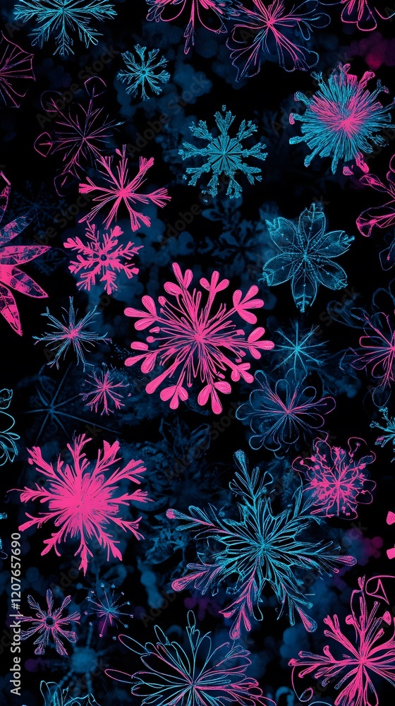 Colorful Snowflakes
Colorful Snowflakes