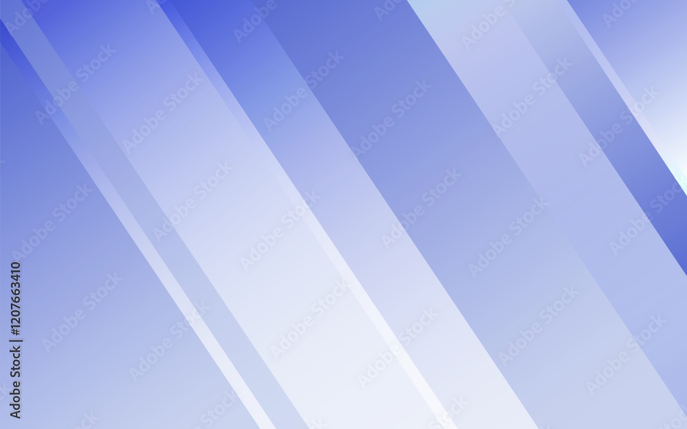 Obraz premium Blue background features overlapping diagonal gradients, creating a bold and professional aesthetic. Perfect for presentations, branding,or digital designs requiring a modern and sophisticated visual.