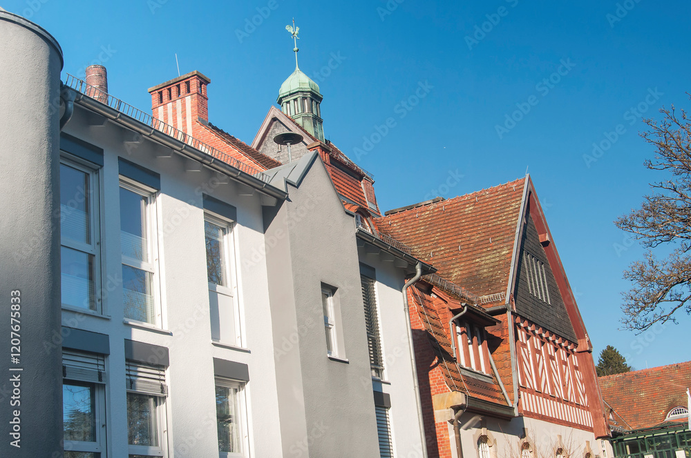 Obraz premium falkenstein germany various architecture