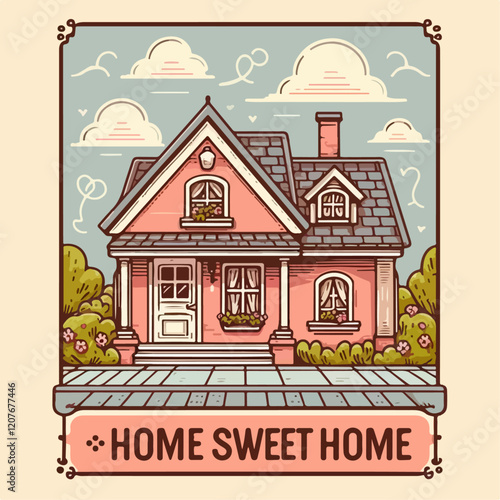 home sweet home poster design