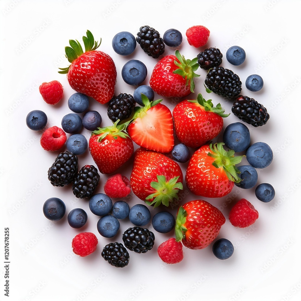 Fototapeta premium berries in a bowl