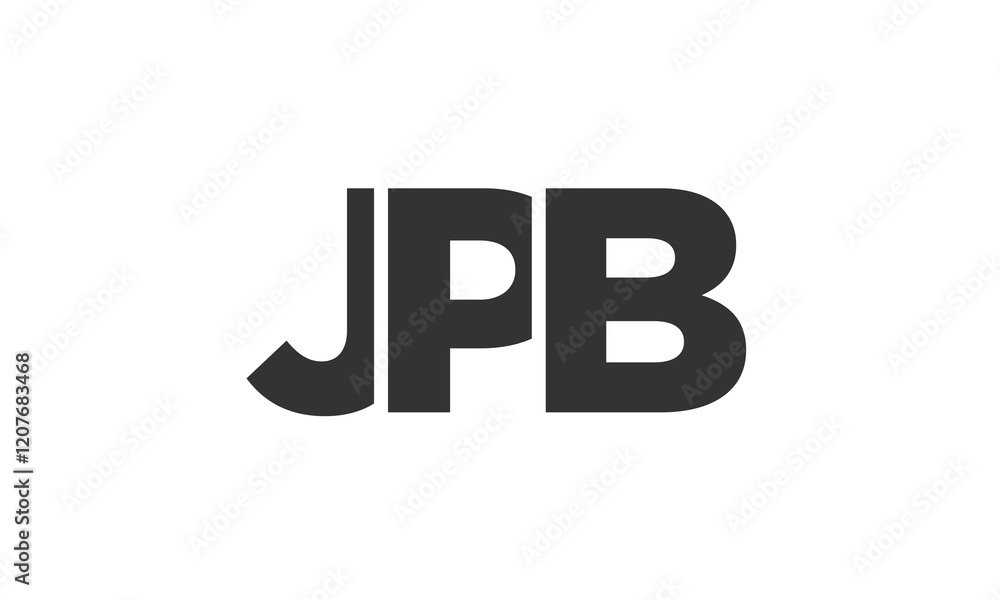 JPB logo design template with strong and modern bold text. Initial based vector logotype featuring simple and minimal typography. Trendy company identity. JPB logo design template with strong and modern bold text. Initial based vector logotype featuring simple and minimal typography. Trendy company identity.