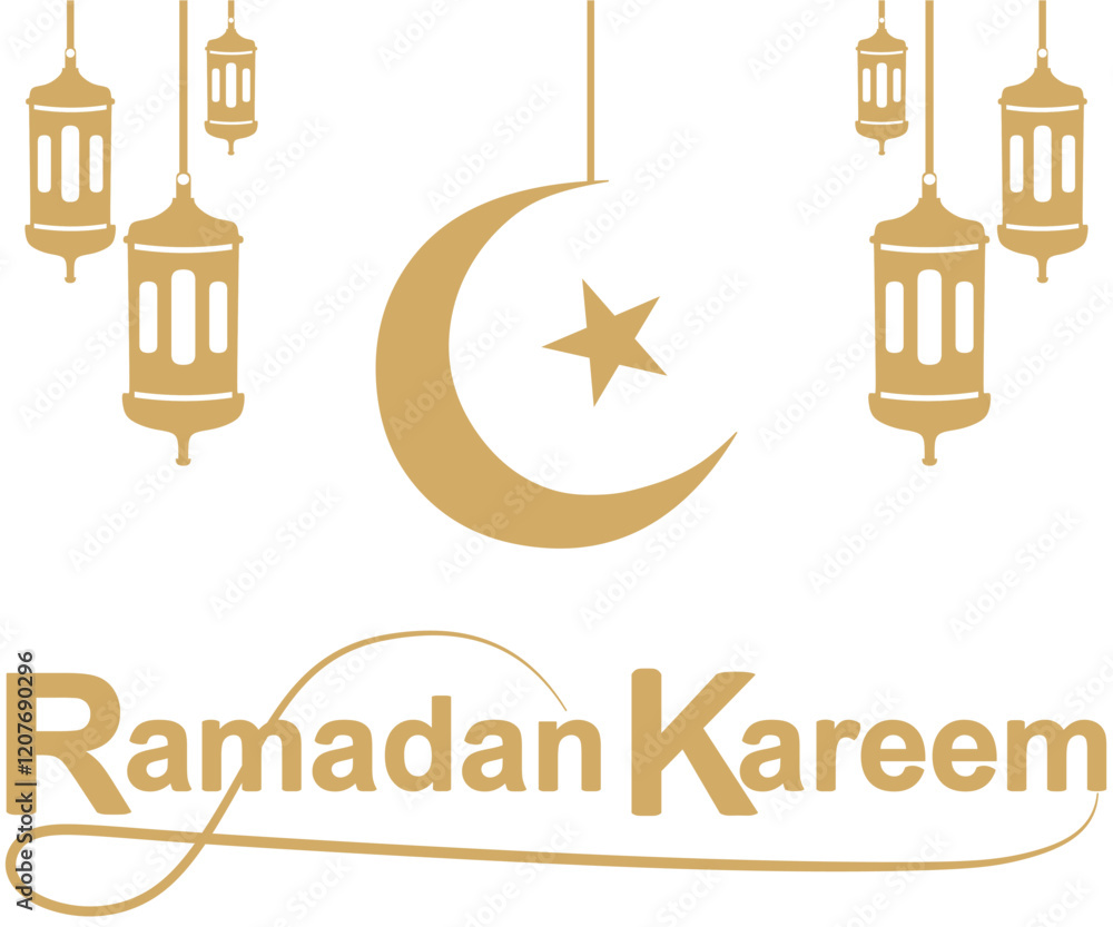 illustration background text with a ramadan kareem illustration background text with a ramadan kareem