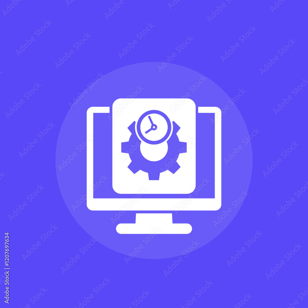 efficiency and efficient operations vector icon efficiency and efficient operations vector icon