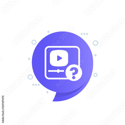 explainer video, instruction icon for web