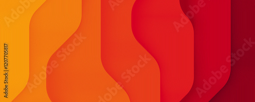 Orange abstract background layers lines texture design vector