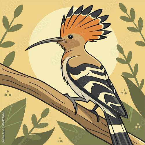 Eurasian Hoopoe Bird in Early Morning Light - Captivating Nature Photography