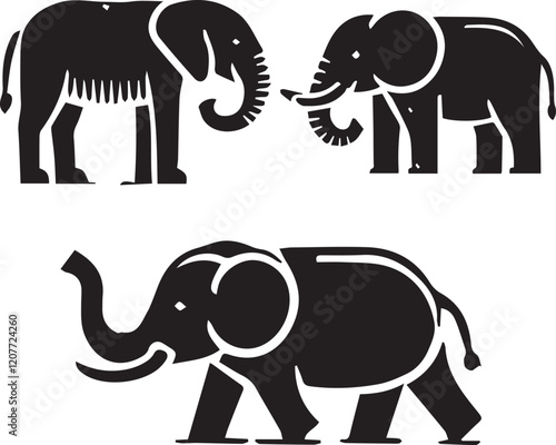 set of elephants