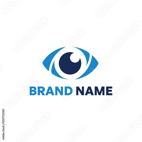 Modern Minimalist Eye Logo Concept