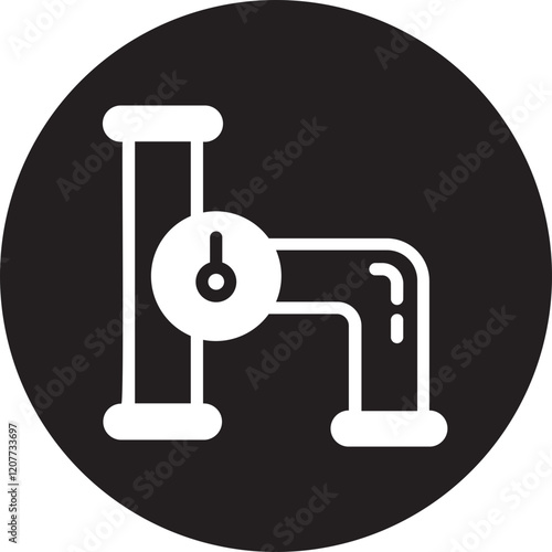 plumbing glyph icon
