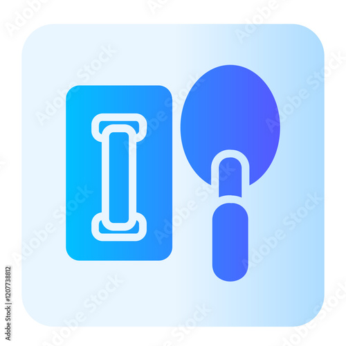 Trowel gradient icon