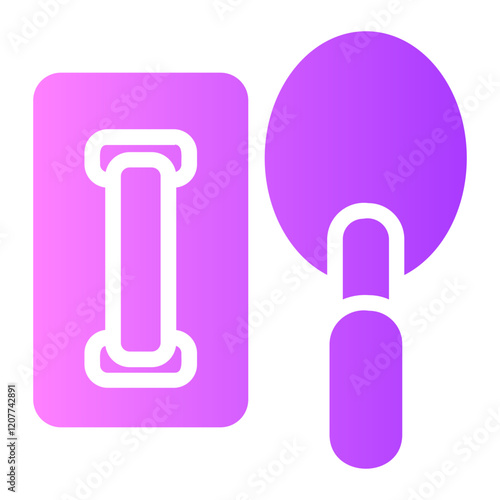 Trowel gradient icon