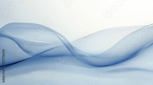 Delicate minimalist abstract waves in soft blue hues creating an elegant icy background effect for creative design projects.
