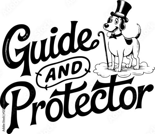 Guide and Protector Dog.