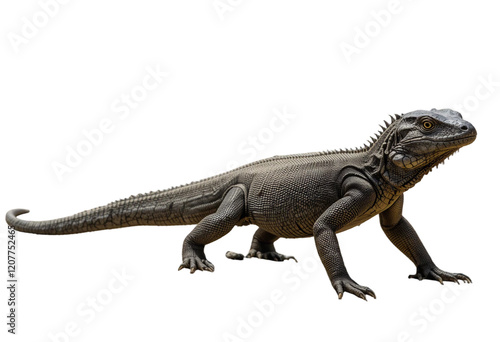 Magnificent Fiji Iguana: A Close-Up Portrait photo