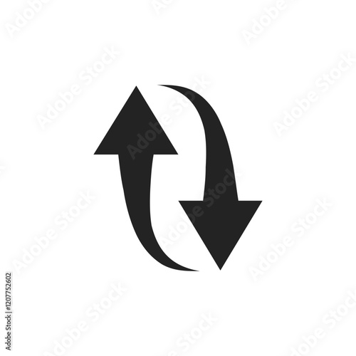 The circular arrow icon symbolizes refresh and reload actions, making it ideal for user interfaces and applications needing synchronization or regular updates to function smoothly