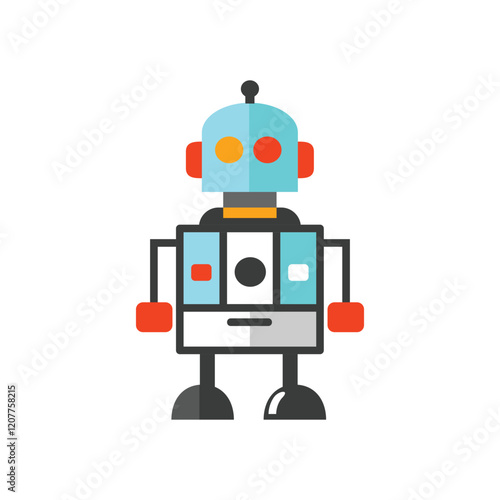 robot with a sign vector