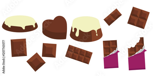 Chocolate Illustration Set