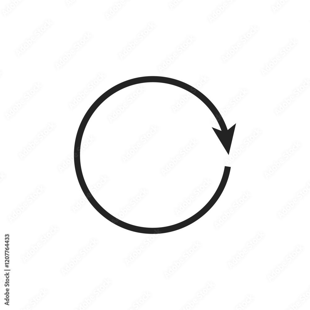 A circular arrow icon in digital interfaces signifies actions like refresh or reload, enhancing navigation and helping users easily recognize actions for a better overall experience A circular arrow icon in digital interfaces signifies actions like refresh or reload, enhancing navigation and helping users easily recognize actions for a better overall experience