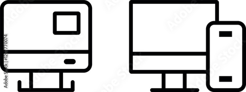 "Computer Vector Icon Set"