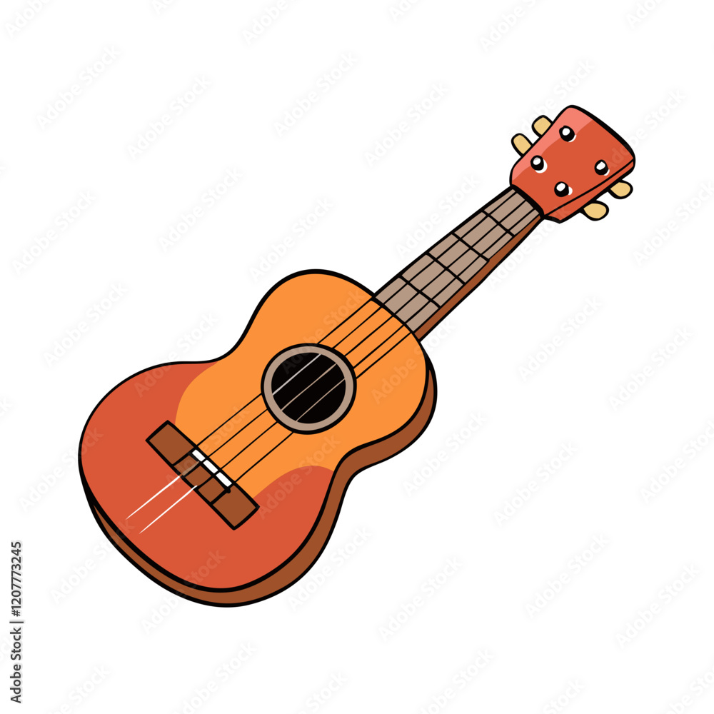Fototapeta premium acoustic guitar vector