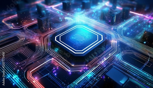 sovereign ai technology concept digital infrastructure gpu machine learning and artificial intelligence systems can perform tasks and make decisions on various events on their own