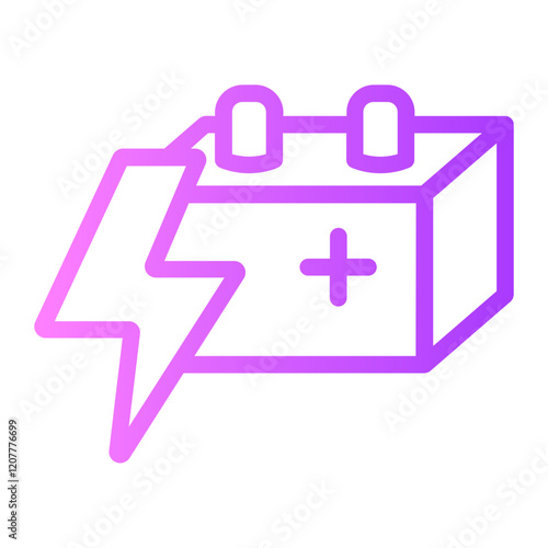 Accumulator  gradient icon