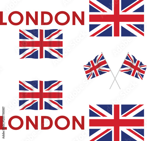 Flag of London, United Kingdom