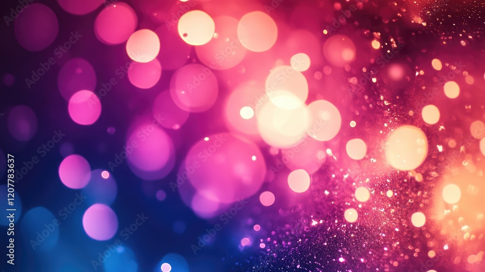 Colorful bokeh background with soft glowing circles in shades of pink, purple, and blue, featuring copy space for text placement. Colorful bokeh background with soft glowing circles in shades of pink, purple, and blue, featuring copy space for text placement.