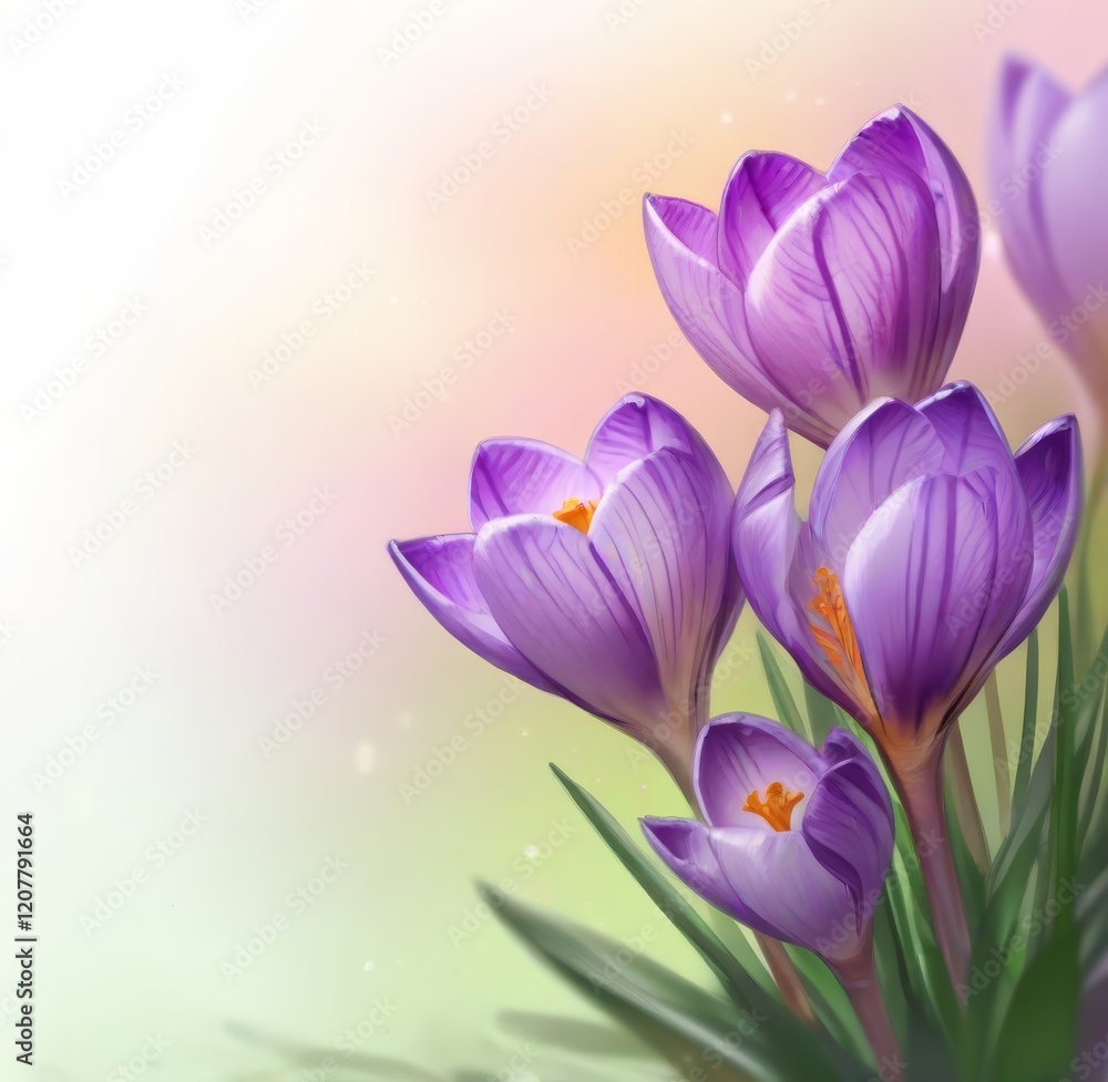 Obraz premium fondo hojas y flores estilo acuarela. tarjeta