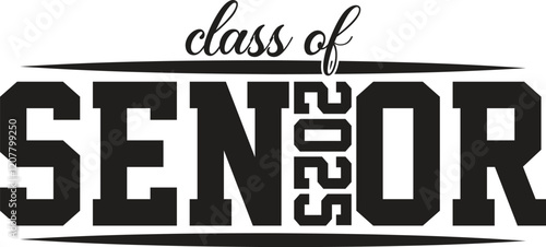 Senior day Class Of 2025 Graduation T-Shirt design