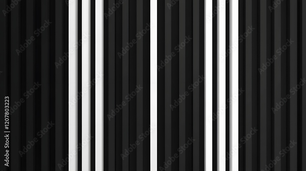 Obraz premium Minimalist Linear Pattern with Aligned Dots on Black and White Background