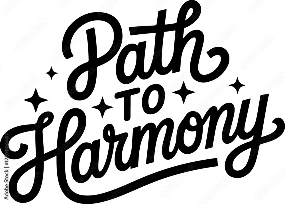 Fototapeta premium Path to Harmony.
