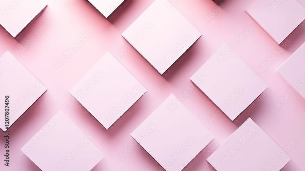 Soft Pink Geometric Square Pattern Background Texture Soft Pink Geometric Square Pattern Background Texture