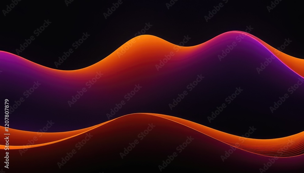 Fototapeta premium Beautiful abstract wave technology background 8