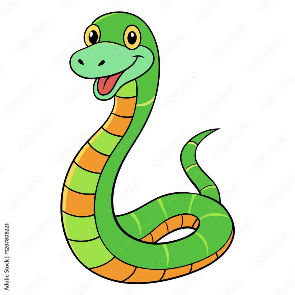 Fototapeta premium snake with a snake