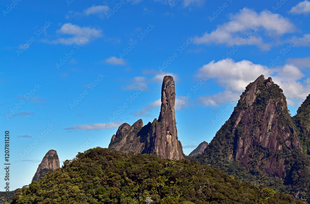 Mountain landscape with the famous God's finger