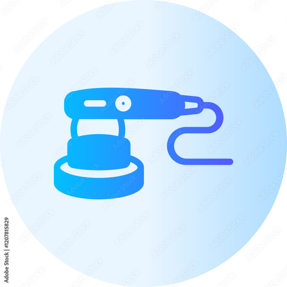 sanding machine gradient icon sanding machine gradient icon