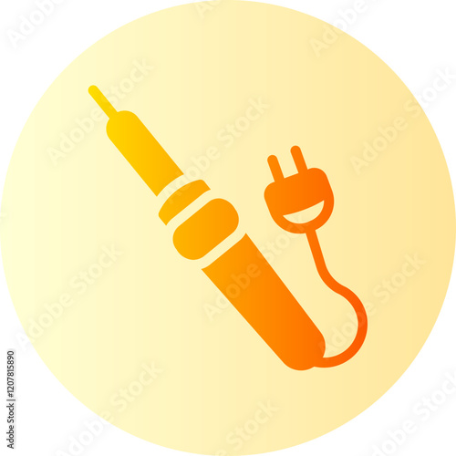 soldering iron gradient icon