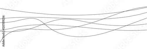 wavy line pattern with curvy abstract squiggles in a psychedelic wiggle design. Abstract wavy thin line. Squiggle elements. Squiggle line design element. Vector illustration. isolated,eps10 55