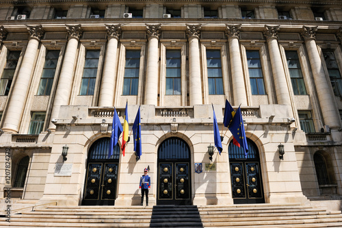 Interior Ministry building, Revolution Square, Bucharest, Romania photo