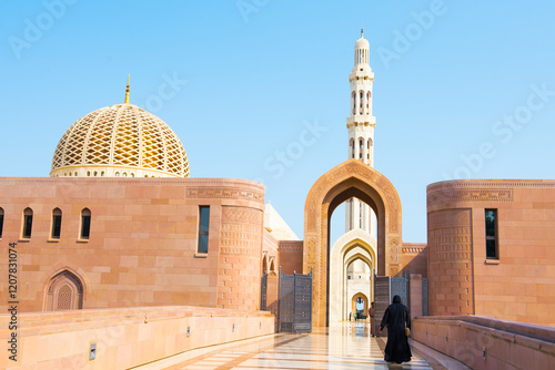 Sultan Qaboos Grand Mosque, Muscat, Sultanate of Oman, Arabian Peninsula
