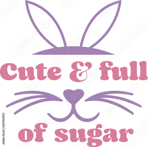 Easter Retro design, Easter Family,Groovy Style Easter Day Design,funny easter,Cut Files,bunny, nurse, mommy